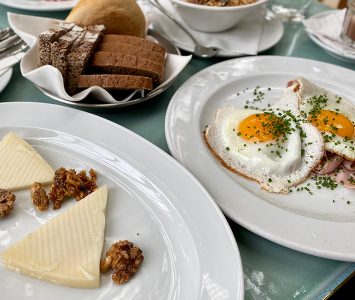 Frühstück im Palmenhaus in Wien