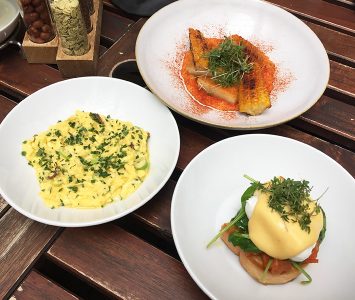 Frühstück im Tian Bistro in Wien