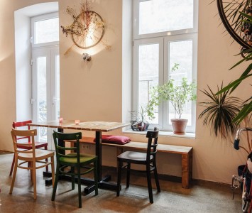 Frühstück im Velobis in Wien