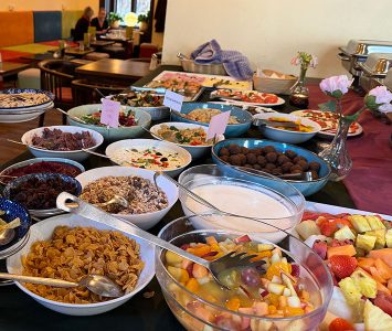 Frühstück im Weltcafé in Wien