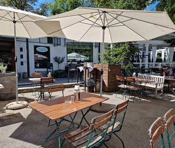 Frühstück in der Meierei Diglas im Türkenschanzpark in Wien