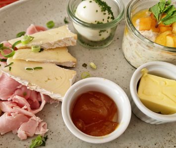 Frühstück im Das Cottage in Wien