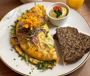 Frühstück im Café Grüner Salon in Wien
