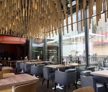 Frühstück im Café Leopold in Wien