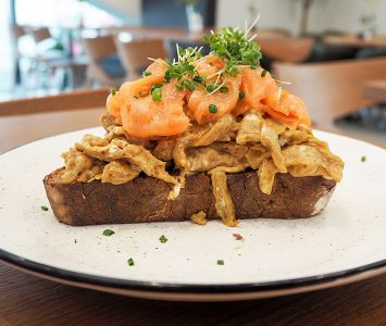 Frühstück im Poldi Fitzka in Krems