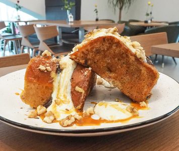 Frühstück im Poldi Fitzka in Krems