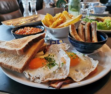 Frühstück im Blaustern in Wien