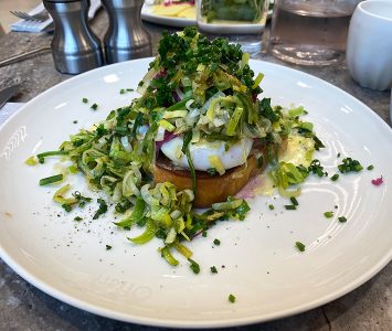 Frühstück in der Bäckerei Öfferl in Wien