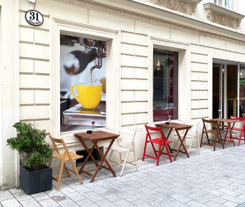 Frühstück im Café Namenlos in Wien