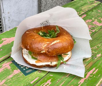 Frühstück bei Budapest Bägel in Wien