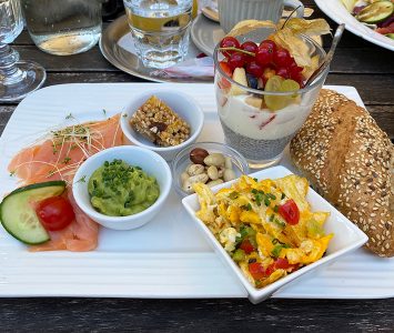 Frühstück im Lille Hus in Teesdorf