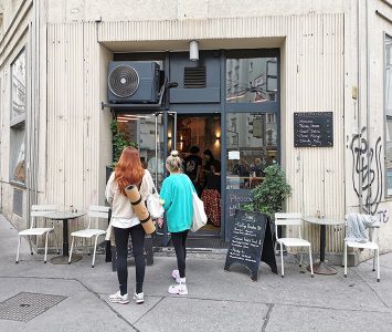 Frühstück im mani im Vierten in Wien