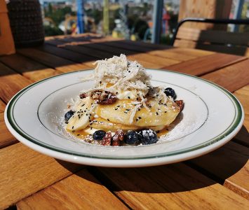 Frühstück im Neni am Prater in Wien
