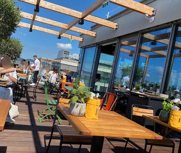 Frühstück im Neni am Prater in Wien