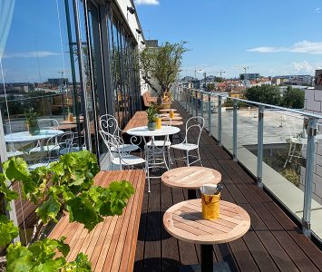 Frühstück im Neni am Prater in Wien