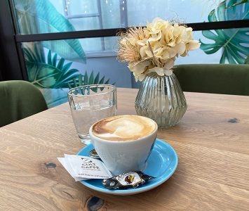 Frühstück in der Stadtallee in Wien