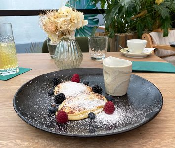 Frühstück in der Stadtallee in Wien
