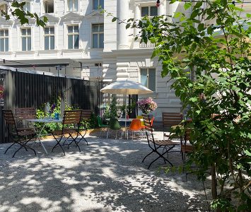 Frühstück im Liebling im Volkstheater in Wien