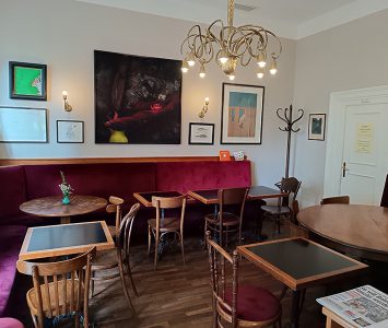 Frühstück im Café Mayer in Wien