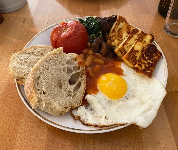 Frühstück in der Schnauzer and Beagle Brewery in Wien