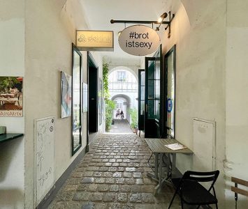 Frühstück im Brot ist sexy in Wien