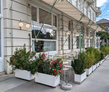 Frühstück im Café Prückel in Wien