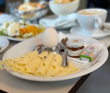 Frühstück im Café Prückel in Wien