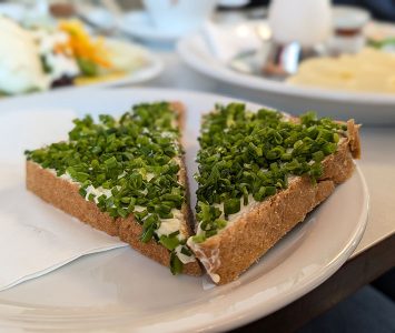 Frühstück im Café Prückel in Wien