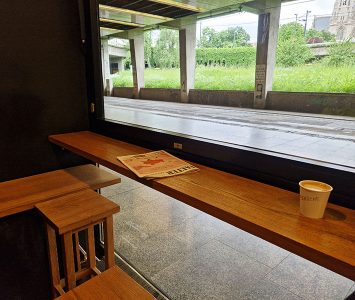 Frühstück in der Kaffeeküche in Wien